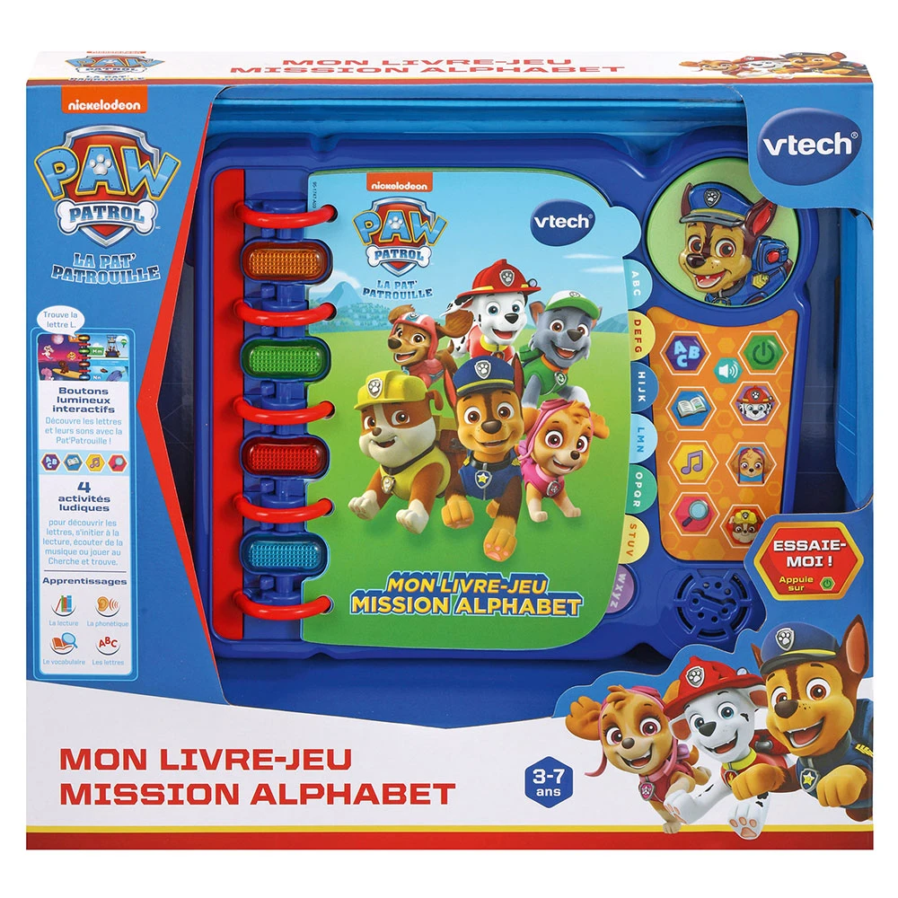 VTech Pat'Patrouille - Mon Livre-jeu Mission Alphabet 5 VTech Pat'Patrouille - Mon Livre-jeu Mission Alphabet – Image 5