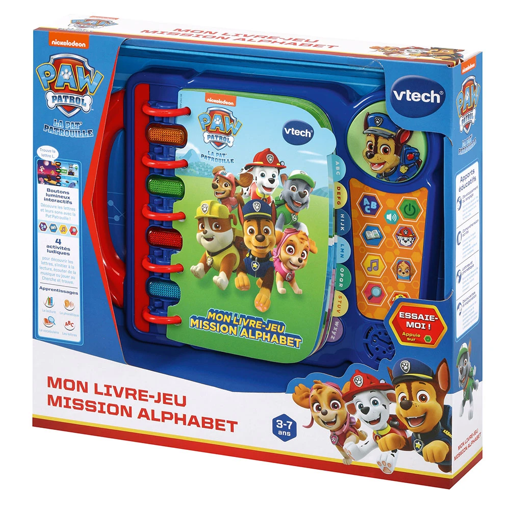 VTech Pat'Patrouille - Mon Livre-jeu Mission Alphabet 6 VTech Pat'Patrouille - Mon Livre-jeu Mission Alphabet – Image 6