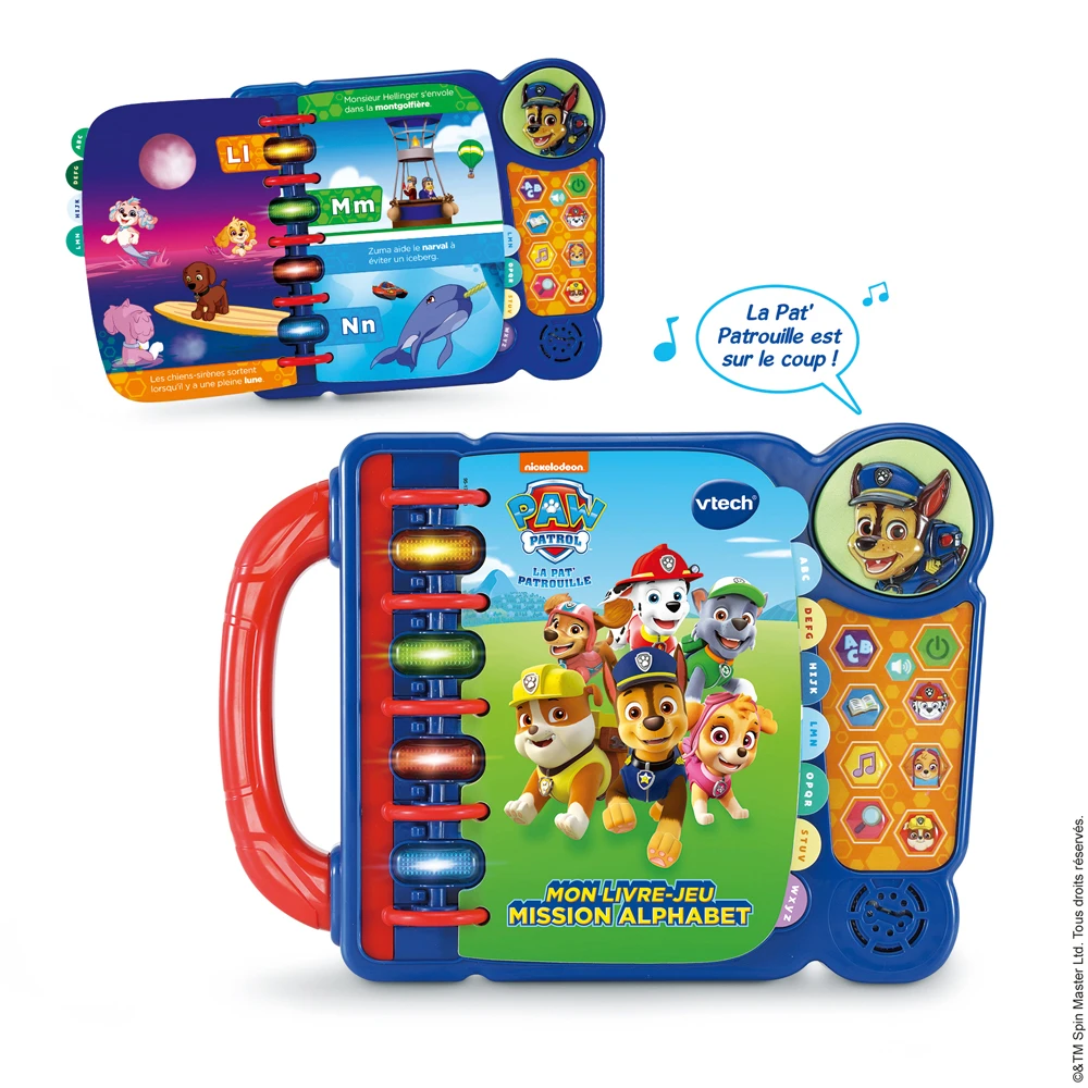 VTech Pat'Patrouille - Mon Livre-jeu Mission Alphabet 3 VTech Pat'Patrouille - Mon Livre-jeu Mission Alphabet – Image 3