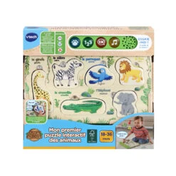 VTech Mon Premier Puzzle Interactif Des Animaux -VTECH BABY Boutique M GRAPHISTES Visuels en attente Visuels 2021 00 Visuels boites 613645 GB 613645 GB Direct